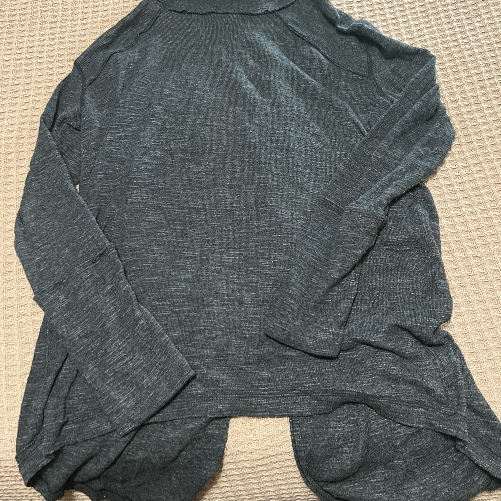 We The Free Gray Knit Sweatshirt Relaxed Fit